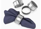 Handmade Silver Napkin Rings for Special Occasions