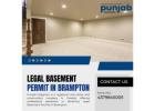 Legal Basement Permit in Brampton | Punjab Designers Canada