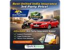 Best United India Insurance 3rd Party Price | QuickInsure