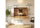 Modern Wooden Wall Mount Table – Space Saving Design