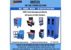 CNC Tool Carts with High Load Capacity and Modular Storage Design