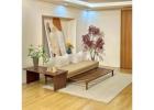 Woodensure Wooden Sofa Bed with Pull Out Bed for Multipurpose Rooms