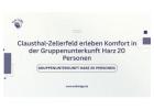 Clausthal-Zellerfeld erleben Komfort in der Gruppenunterkunft Harz 20 Personen