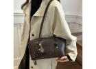 Large Capacity Pendant Tote Bag - Retro Korean Fashion Handbag
