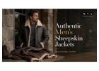 Authentic Men's Sheepskin Jackets — Genuine Hide, Comfort | NYC Leather Jackets