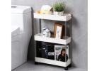 Slim 3-Tier Storage Cart Trolley for Smart Home Organisation