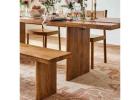 Woodensure Acacia Wood Dining Table – Durable and Timeless Design