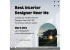 Best Interior Designer Near Me for Stylish & Functional Spaces