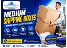 Medium Shipping Boxes – Strong, Durable & Ready for Moving | DFW Moving Supplies Inc.