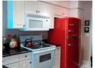 Acquire custom Northstar Elmira appliances for our Retro Kitchen supply store