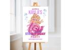 Birthday Party Welcome Sign to Set the Celebration Mood