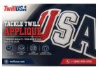 Premium Tackle Twill Applique for Professional Sports Uniforms and Custom Apparel