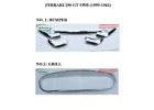 Ferrari 250 GT SWB (1959-1963) bumper and grill frame classic car